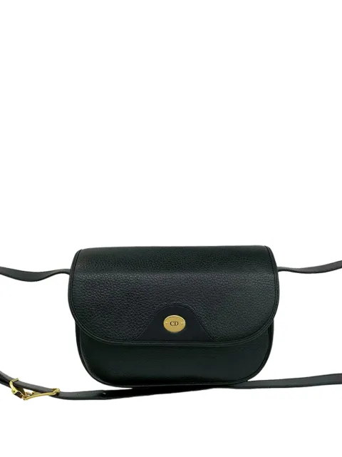 Christian Dior Pre-Owned 20th Century Calf Leather crossbody bag Black K405SW7IAC0QAWR5