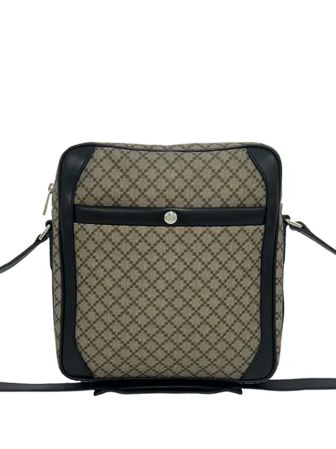 Gucci Pre-Owned 2000-2015 Diamante Coated Canvas Zip crossbody bag Neutrals SZKZARJM4NCWNHIU