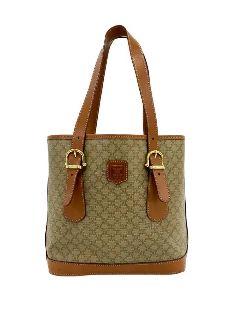 Celine Pre-Owned 1996 Macadam Coated Canvas tote bag Neutrals IMNAL5GXA2E3NOR0