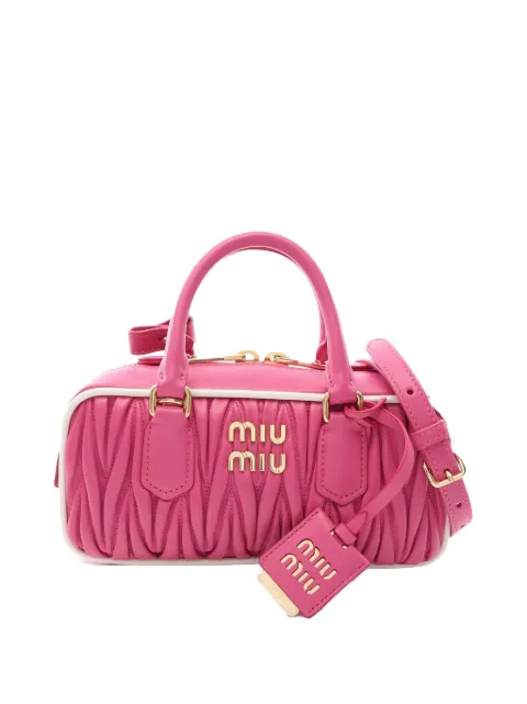Miu Miu Pre-Owned 2010-2026 Matelasse Arcadie satchel Pink 2XMTRHC97VBCD3ZU