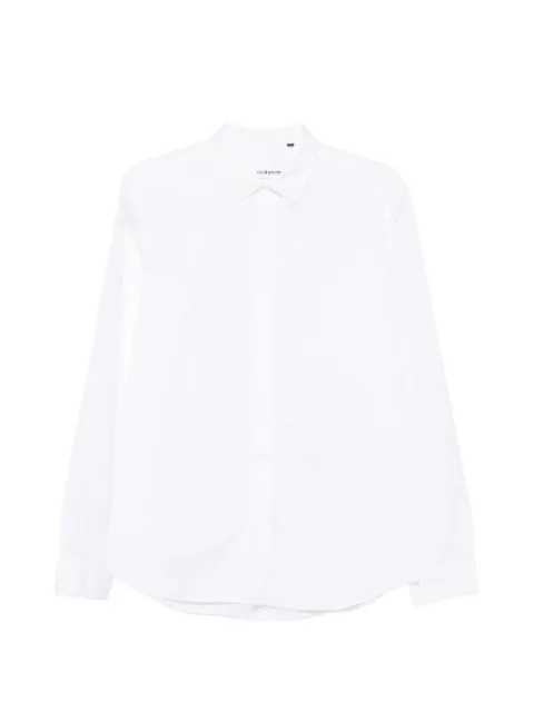 Costumein concealed-placket long-sleeve shirt White V86TO