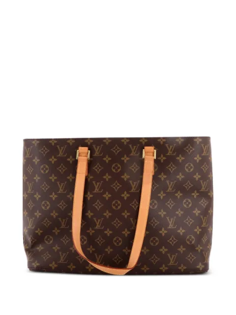 Louis Vuitton Pre-Owned Luco Handbag Monogram Canvas tote bag Brown LA3U8ZSVH38EZEE6