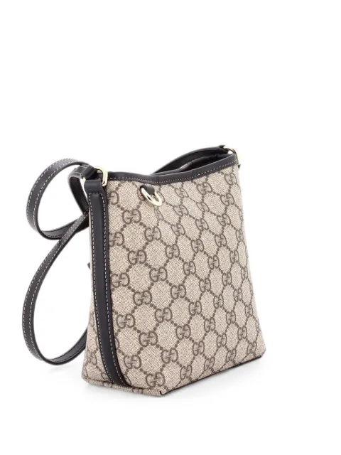 Gucci Pre-Owned GG Emblem GG Coated Canvas Small bucket bag Brown 7IGOBS7A7DSEBMTD