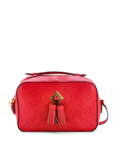 Louis Vuitton Pre-Owned Saintonge Handbag Monogram Empreinte Leather crossbody bag Red K1FJF7ZIOI3XOODK