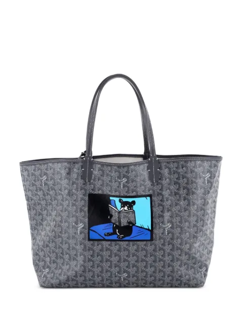 Goyard Pre-Owned Saint Louis Printed Coated Canvas PM tote bag Grey J7M35LM7F9JOZGQL