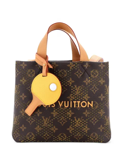 Louis Vuitton Pre-Owned Shopper Limited Edition Monogram Perforated Grid Canvas Mini tote bag Brown HPKSQKYZZEKSODDC