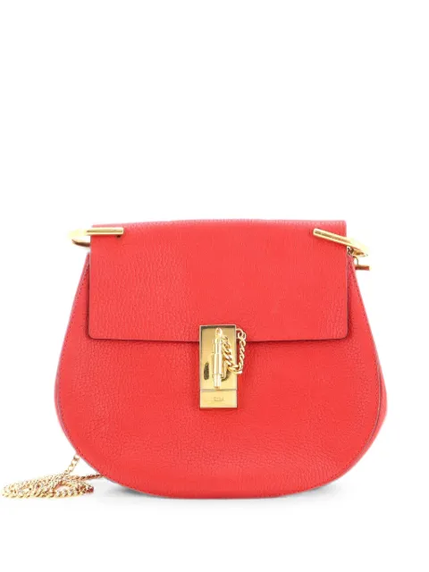 Chloé Pre-Owned Drew Leather Small crossbody bag Red 62UFFDGLIBRGB4IT