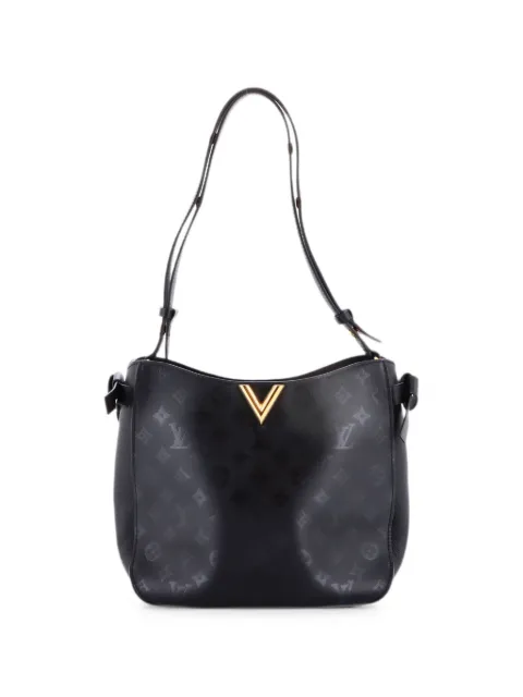 Louis Vuitton Pre-Owned Very Monogram Leather hobo bag Black 3EL3JO09ND0DR10D