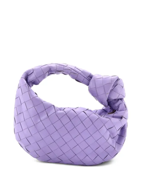 Bottega Veneta Pre-Owned BV Jodie Intrecciato Nappa Mini hobo bag Purple 0FNXOFIYJ5EB1EV3
