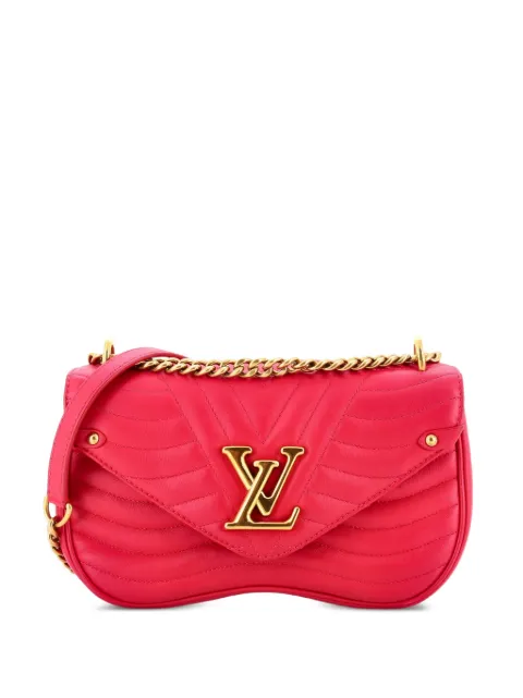 Louis Vuitton Pre-Owned New Wave Chain Bag Quilted Leather MM crossbody bag Pink S5UW0AWT0315EVG3
