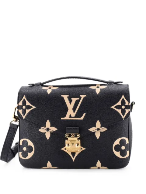 Louis Vuitton Pre-Owned Pochette Metis Bicolor Monogram Empreinte Giant crossbody bag Black AJ5T2EAJEBKCBY5M