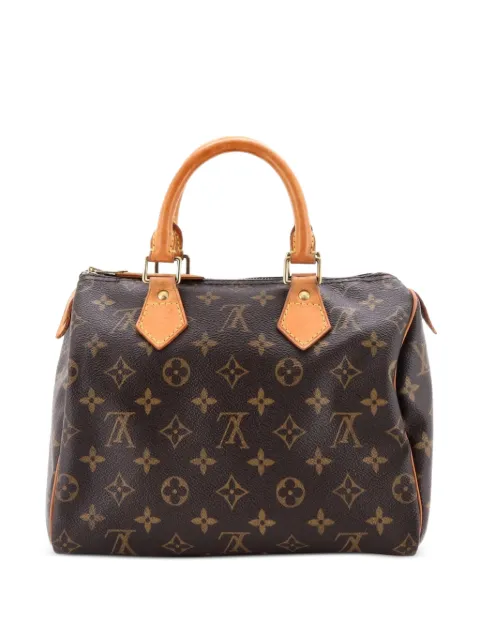 Louis Vuitton Pre-Owned Speedy Handbag Monogram Canvas 25 satchel Brown MQLW43V1XKV9Y8PV