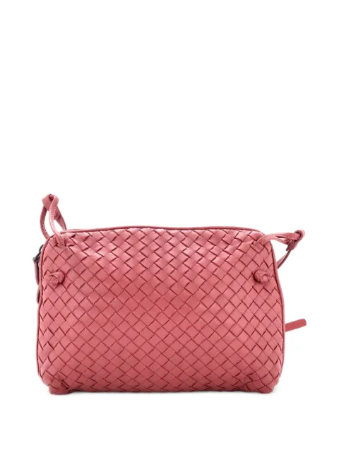 Bottega Veneta Pre-Owned Nodini Intrecciato Nappa Small crossbody bag Pink ZDU7D7RYPJM0WTDN