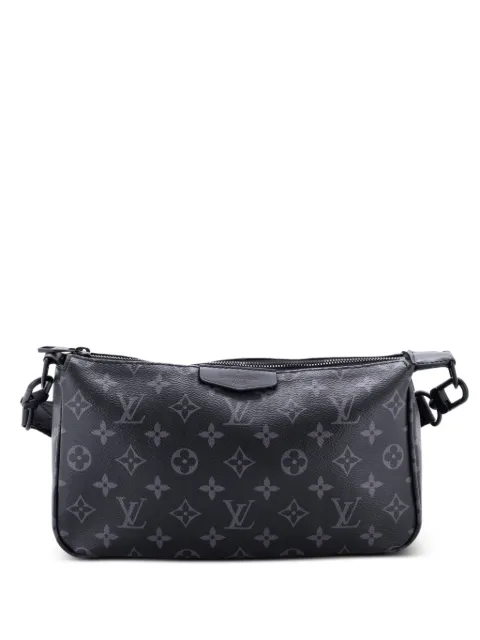 Louis Vuitton Pre-Owned Pochette Accessoires NM Monogram Eclipse Canvas XL crossbody bag Black YJAJ0JWFSNOOHAMT