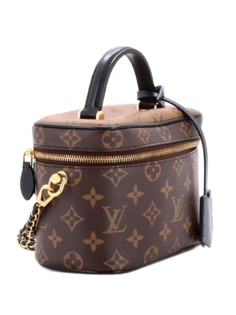 Louis Vuitton Pre-Owned Vanity Handbag Reverse Monogram Canvas PM satchel Brown KSFD7S5FFRHKJCH1