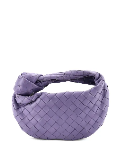 Bottega Veneta Pre-Owned BV Jodie Intrecciato Nappa Mini hobo bag Purple 2WAG1FU4GW0GTP46