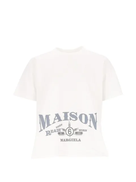 MM6 Maison Margiela graphic-print T-shirt White SH0GC0075
