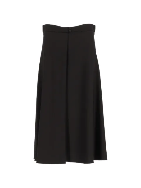Forte Forte grain de poudre midi skirt Black 15026MYSKIRT