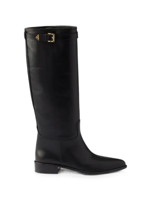 Prada leather boots Black 1W666O7V6F0002