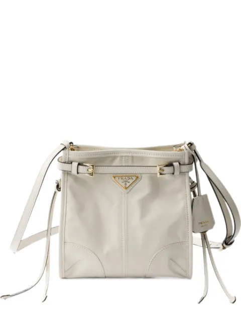 Prada Bonnie leather mini shoulder bag Neutrals 1BH229VOOM2CYR