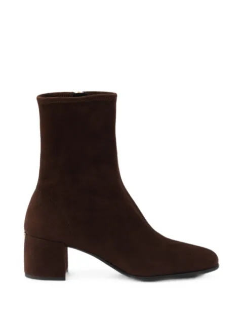 Prada stretch suede booties boots Brown 1U233OF055L66