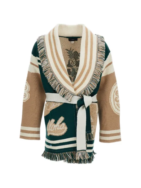 Alanui College of Aloha cardigan Green LWHB064E26KNI0175761