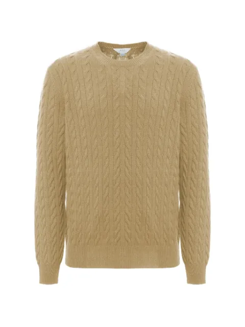 Malo cable-knit sweater Neutrals UXA400F1B02