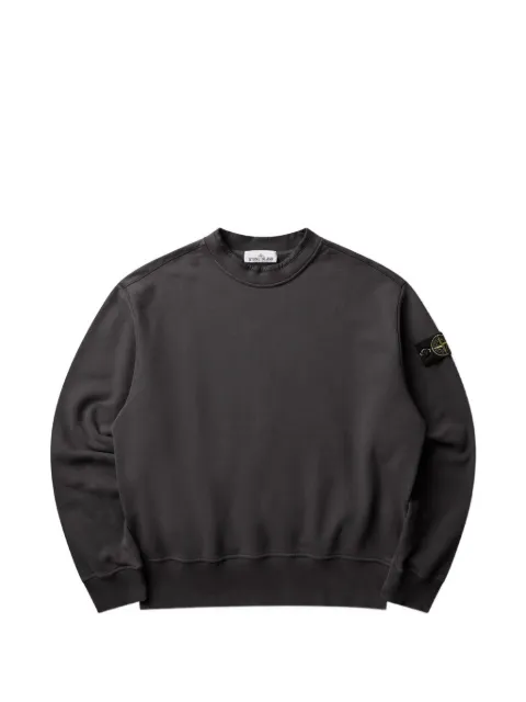 Stone Island 6100022 brushed organic cotton fleece sweatshirt Grey L2S156100022S0A20