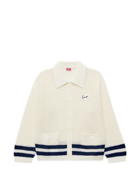 Kenzo logo-detail cardigan White FG65CA8063EG