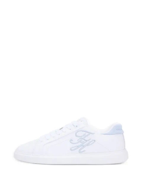 Tommy Hilfiger logo-embroidered sneakers White FW0FW09363