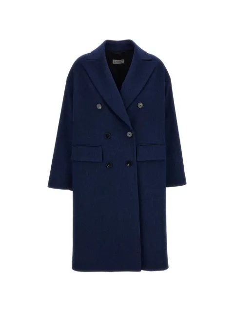 Alberto Biani double-breasted coat Blue OO809WO003982