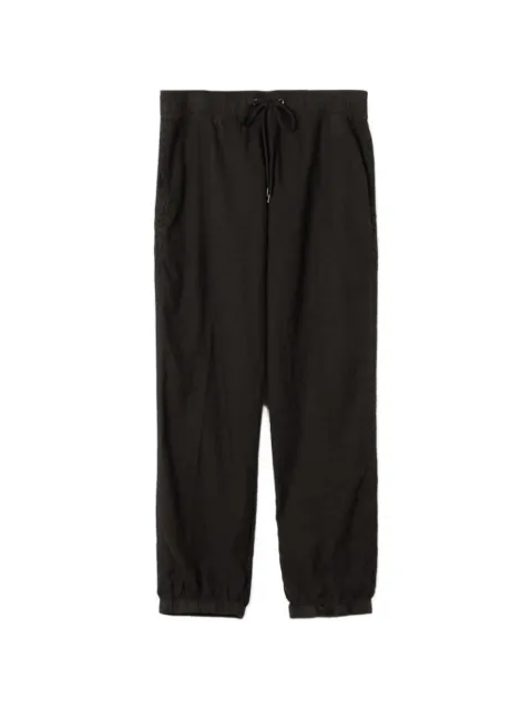 James Perse drawstring-waist track pants Black MLIM1437