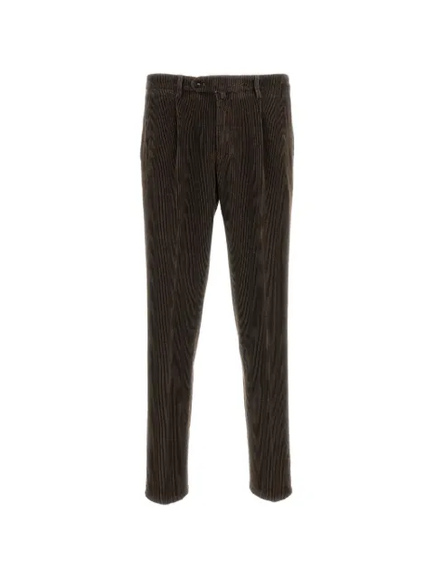 Briglia 1949 pleated corduroy trousers Brown BG2140003266
