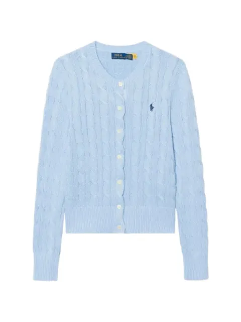 Polo Ralph Lauren cable-knit cotton cardigan Blue 211839418503