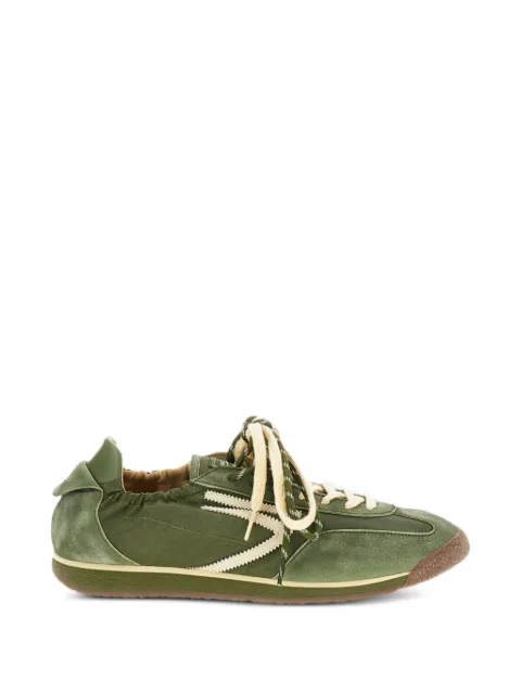 Puraai Panther logo-detail sneakers Green PU602P