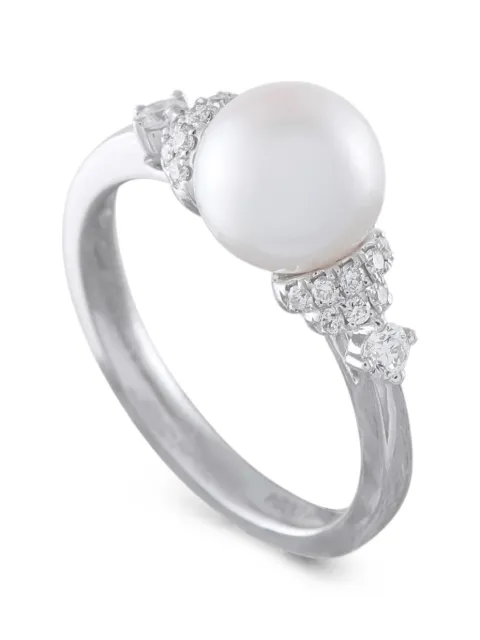 Assael pearl and diamond ring Silver AS01071526