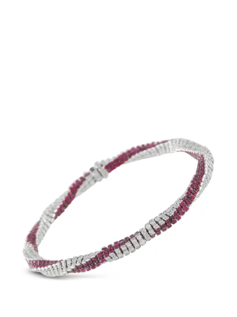 Assael ruby and diamond snake bracelet Silver AS10071526
