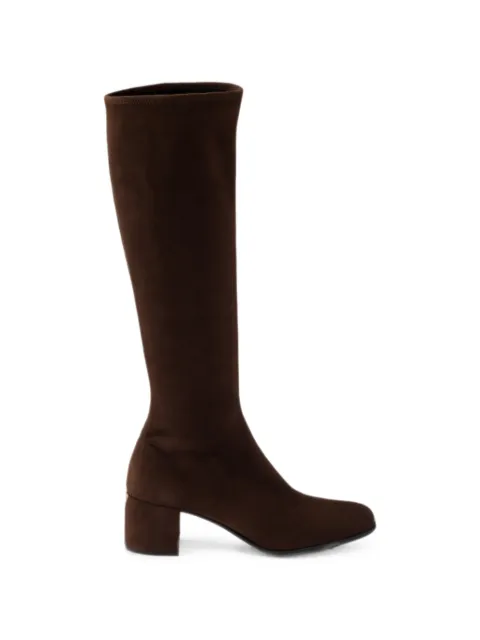 Prada stretch suede boots Brown 1W157OF055L66