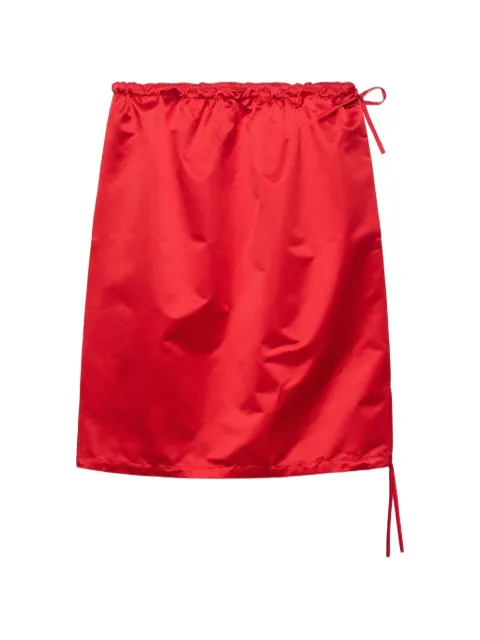 Prada satin skirt Red P10D6SOOO1653