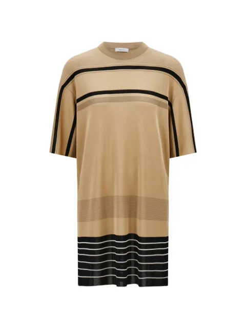 Ferragamo Viscose knitted top Neutrals 796168
