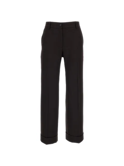 Alberto Biani turned-up hem trousers Black CC835WO024160