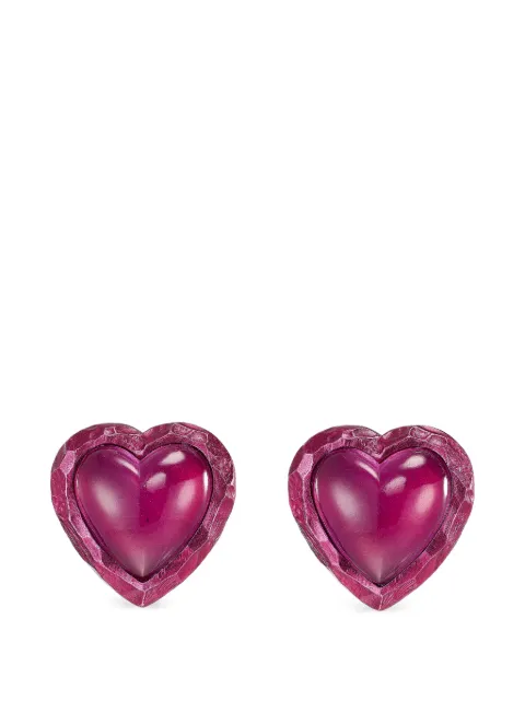 Anabela Chan Plum Heart earrings Pink ACRC01ESPASP