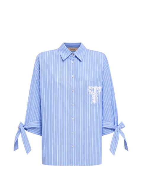 TWINSET striped shirt Blue 262TP276A