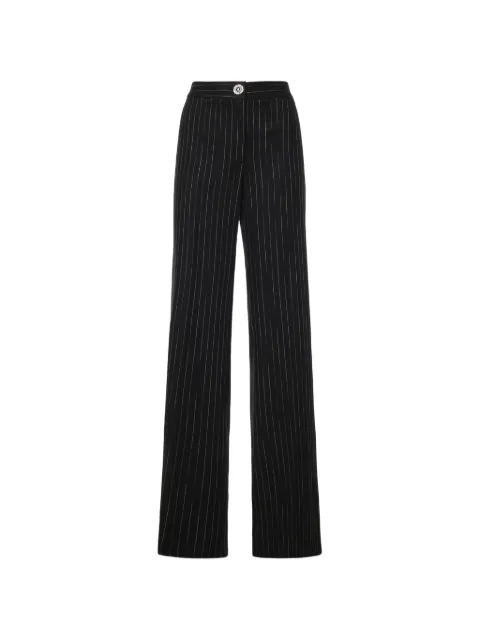 Genny pinstripe-pattern trousers Black 81AAA172N0814899