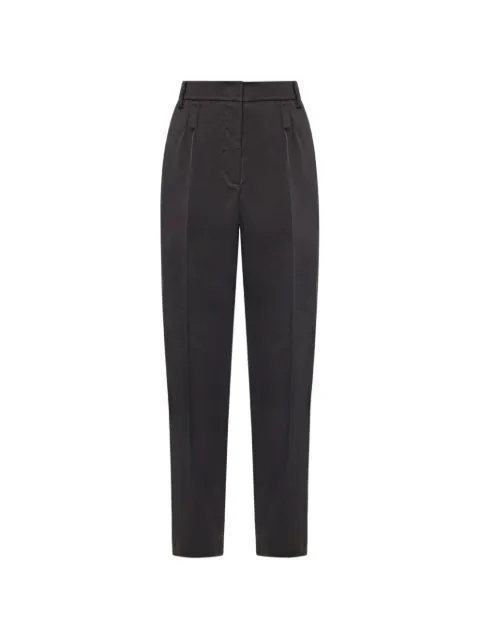 Genny pressed-crease straight-leg trousers Black 81AAA157N0571899