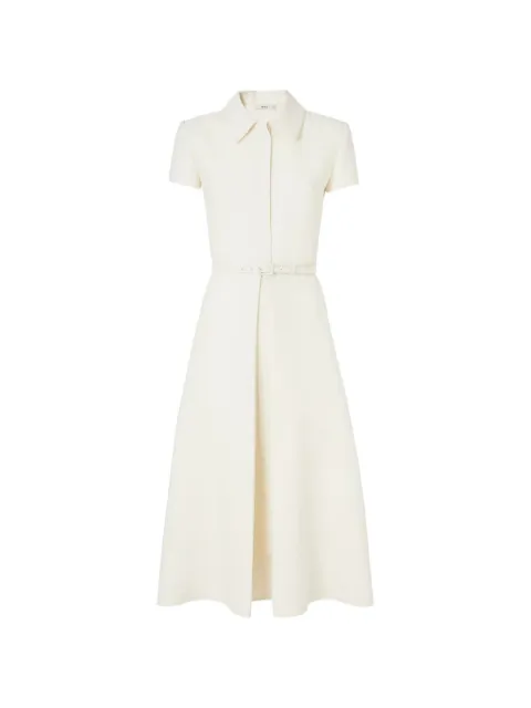 FENDI ivory wool and silk dress White FDD644B1UJ