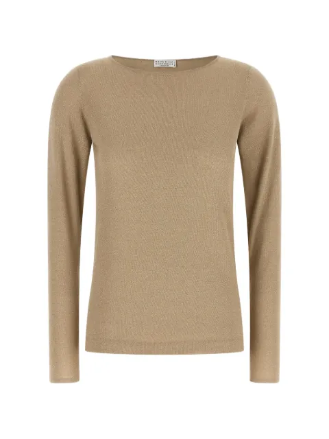 Brunello Cucinelli Sparkling sweater Neutrals M41800008C077