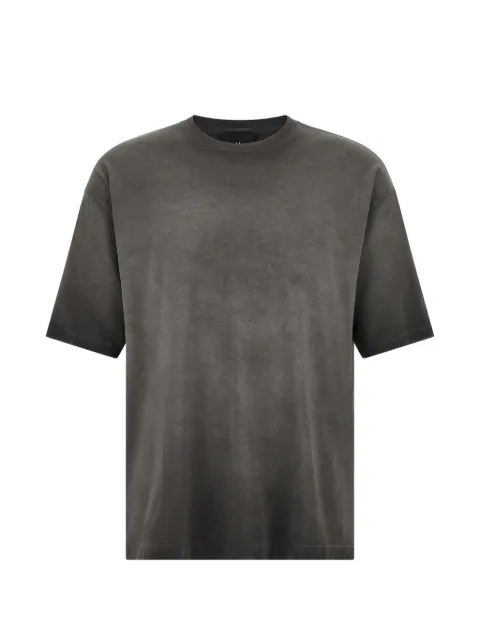 Thom Krom cold-dyed logo-embroidered T-shirt Grey MTS986