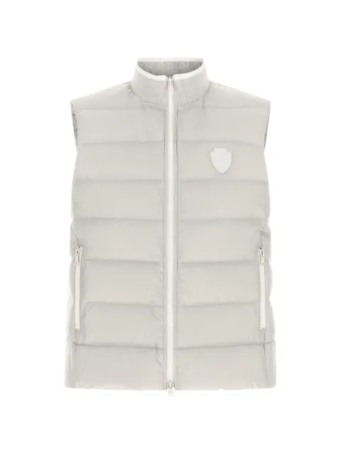 Brunello Cucinelli Heraldic patch vest Grey MD5983306C3671