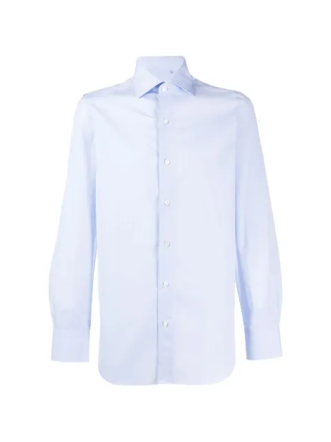 Finamore 1925 Napoli long-sleeve shirt Blue C0239